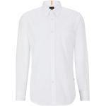 Weiße HUGO BOSS BOSS Regular Fit Hemden aus Baumwolle für Herren Größe XXL 