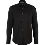 Schwarze Gestreifte HUGO BOSS BOSS Regular Fit Hemden aus Baumwolle für Herren 