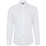 Weiße Gestreifte HUGO BOSS BOSS Regular Fit Hemden aus Baumwolle für Herren 
