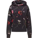 Reduzierte Blumenmuster HUGO BOSS BOSS Damensweatshirts aus Baumwolle mit Kapuze Größe XS für den für den Herbst 