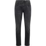 Anthrazitfarbene s.Oliver BLACK LABEL 5-Pocket Jeans aus Baumwollmischung für Herren Größe S 