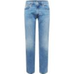 Blaue LEVI'S 5-Pocket Jeans mit Reißverschluss aus Denim für Herren 
