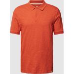Korallenrote Unifarbene Fynch Hatton Herrenpoloshirts & Herrenpolohemden aus Baumwolle Größe M 
