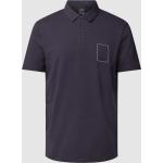 Marineblaue Unifarbene Armani Exchange Herrenpoloshirts & Herrenpolohemden aus Baumwolle Größe XL 