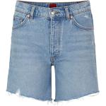Hellblaue HUGO BOSS HUGO Jeans-Shorts aus Baumwolle für Damen Größe XXL 