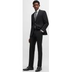 Schwarze Melierte Elegante HUGO BOSS BOSS Businesskleidung aus Polyester für Herren 