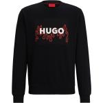 Reduzierte Schwarze HUGO BOSS HUGO Nachhaltige Herrensweatshirts aus Baumwolle Größe XS 
