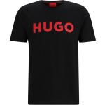 Schwarze HUGO BOSS HUGO Nachhaltige T-Shirts aus Baumwolle für Herren Größe XS 