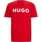 Rote HUGO BOSS HUGO Nachhaltige T-Shirts aus Baumwolle für Herren Größe XS 
