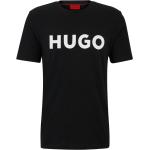 Schwarze HUGO BOSS HUGO Nachhaltige T-Shirts aus Baumwolle für Herren Größe XS 