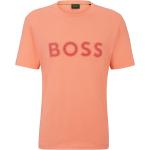 Hellorange HUGO BOSS BOSS Nachhaltige T-Shirts aus Jersey für Herren Größe 3 XL 