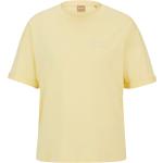Gelbe HUGO BOSS BOSS Bio T-Shirts aus Jersey für Damen Größe XS 