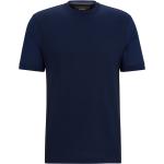 Dunkelblaue HUGO BOSS BOSS T-Shirts aus Seide für Herren Größe 3 XL 