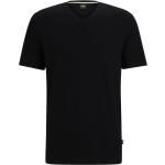 Schwarze HUGO BOSS BOSS Nachhaltige V-Ausschnitt T-Shirts aus Baumwolle für Herren Größe 3 XL 