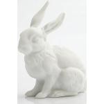Weiße 12 cm Porzellanmanufaktur Reichenbach Dekohasen mit Tiermotiv aus Porzellan 