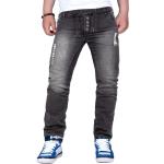 Schwarze Slim Jeans für Kinder aus Denim maschinenwaschbar für Jungen Größe 170 