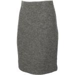 Reduzierte Graue Reiff Mini Wollröcke aus Wolle für Damen Größe M 