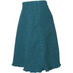 Reduzierte Blaue Reiff Wollröcke aus Wolle für Damen Größe M 