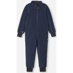 Marineblaue Reima Fleece-Overalls für Kinder aus Jersey Größe 110 