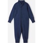 Marineblaue Reima Fleece-Overalls für Kinder mit Reißverschluss aus Fleece Größe 104 