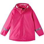 Reima Regenjacke Lampi für Kinder, wasserdichte Jacke mit verschweißten Nähten und abnehmbarer Kapuze, Unisex Regenbekleidung für Mädchen und Jungen Candy pink 140
