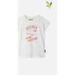 Reduzierte Weiße Reima Bio Rundhals-Ausschnitt Printed Shirts für Kinder & Druck-Shirts für Kinder aus Baumwolle für Mädchen Größe 116 