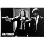 Schwarze Pulp Fiction Poster aus Papier 