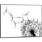 Schwarze Blumenbilder aus Holz 50x70 