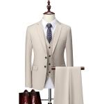 Violette Business Hochzeitsanzüge aus Polyester für Herren Größe 5 XL 3-teilig für den Bräutigam 