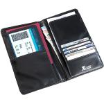 Schwarze Xcase Travel Organizer & Taschen für Reiseunterlagen aus Kunstleder mit RFID-Schutz 