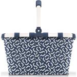 Marineblaue Reisenthel Carrybag Einkaufskörbe mit Reißverschluss aus Kunstfaser 