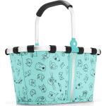 Mintgrüne Reisenthel Carrybag Einkaufskörbe 5l mit Tiermotiv aus Polyester 