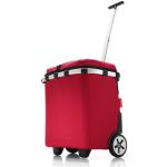 Reduzierte Rote Reisenthel Carrycruiser Einkaufstrolleys & Einkaufswagen mit Reißverschluss aus Kunststoff für Mädchen zum Schulanfang 