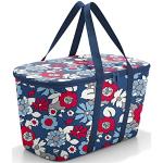 reisenthel coolerbag Florist Indigo - Kühltasche aus hochwertigem Polyestergewebe – Ideal für das Picknick, den Einkauf und unterwegs