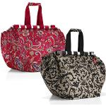 reisenthel easyshoppingbag 2tlg. Einkaufstasche Einkaufsbeutel shoppingbag easybag (Paisley Ruby + Baroque Taupe)