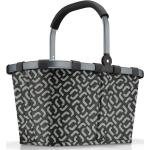 Schwarze Geflochtene Elegante Reisenthel Carrybag Herreneinkaufskörbe 22l mit Reißverschluss aus Kunstfaser 