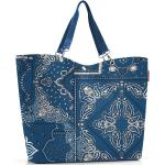 Blaue Reisenthel Einkaufstaschen & Shopping Bags 35l mit Reißverschluss für Damen 