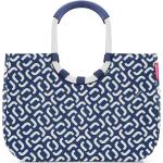 Marineblaue Reisenthel Loopshopper Einkaufstaschen & Shopping Bags mit Reißverschluss aus Kunstfaser gepolstert klein 