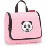 Pinke Gepunktete Reisenthel Toiletbag Kulturtaschen & Waschtaschen mit Pandamotiv für Kinder 