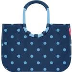 Blaue Gepunktete Reisenthel Loopshopper Einkaufstaschen & Shopping Bags 25l mit Reißverschluss gepolstert 