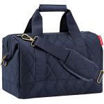Blaue Reisenthel Allrounder Reisetaschen 18l mit Reißverschluss aus Kunstfaser gepolstert 
