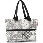 Weiße Reisenthel E1 Einkaufstaschen & Shopping Bags 18l mit Reißverschluss für Damen klein 