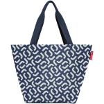 Marineblaue Reisenthel Einkaufstaschen & Shopping Bags mit Reißverschluss 