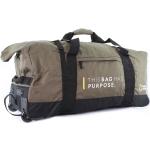 Khakifarbene National Geographic Reisetaschen mit Rollen 50l mit Reißverschluss aus Kunststoff klappbar 