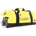 Gelbe National Geographic Reisetaschen mit Rollen 70l mit Reißverschluss aus Polyester klappbar 