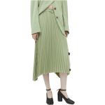 Reduzierte Grüne Elegante REJINA PYO Midi Festliche Röcke mit Reißverschluss aus Polyester für Damen Größe S 