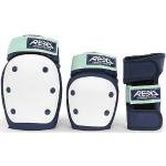 REKD Heavy Duty Triple Pad Set Skateboard-Schutzset, Erwachsene, Unisex, Mehrfarbig (Blue/Mint), XS