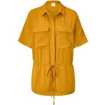Reduzierte Orange Kurzärmelige Reken Maar Hemdblusen aus Kunstfaser für Damen Größe XS für den für den Frühling 