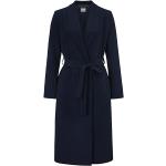 Mitternachtsblaue Reken Maar Maxi Trenchcoats lang aus Kunstfaser für Damen Größe M 