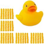 6x Gelb Quietschende Ente Gummiente Badeente Kinderspielzeug für Badewanne 